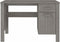 vidaXL - Bureau - HAMAR - 113x50x75 - cm - massief - grenenhout - lichtgrijs