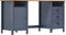 vidaXL - Bureau - Hill - 150x50x74 - cm - massief - grenenhout - grijs