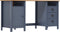vidaXL - Bureau - Hill - 150x50x74 - cm - massief - grenenhout - grijs