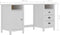vidaXL - Bureau - Hill - 150x50x74 - cm - massief - grenenhout - wit