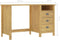 vidaXL - Bureau - Hill - 3 - lades - 120x50x74 - cm - massief - grenenhout
