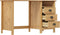 vidaXL - Bureau - Hill - 3 - lades - 120x50x74 - cm - massief - grenenhout