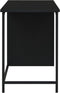 vidaXL - Bureau - industrieel - met - lades - 105x52x75 - cm - staal - zwart