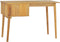 vidaXL - Bureau - met - 2 - lades - 110x52x75 - cm - massief - teakhout