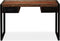 vidaXL - Bureau - met - 2 - lades - 120x50x76 - cm - massief - gerecycled - hout