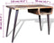 vidaXL - Bureau - met - ijzeren - poten - gerecycled - hout