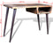 vidaXL - Bureau - met - ijzeren - poten - gerecycled - hout