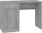 vidaXL - Bureau - met - kast - en - lade - 100x40x73 - cm - bewerkt - hout - grijs - sonoma