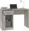 vidaXL - Bureau - met - kast - en - lade - 100x40x73 - cm - bewerkt - hout - betongrijs