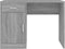 vidaXL - Bureau - met - kast - en - lade - 100x40x73 - cm - bewerkt - hout - grijs - sonoma