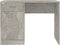 vidaXL - Bureau - met - kast - en - lade - 100x40x73 - cm - bewerkt - hout - betongrijs