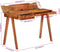 vidaXL - Bureau - met - lade - 110x50x77 - cm - massief - acaciahout
