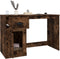 vidaXL - Bureau - met - lade - 115x50x75 - cm - bewerkt - hout - gerookt - eikenkleurig