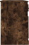 vidaXL - Bureau - met - lade - 115x50x75 - cm - bewerkt - hout - gerookt - eikenkleurig