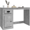 vidaXL - Bureau - met - lade - 115x50x75 - cm - bewerkt - hout - betongrijs