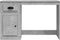 vidaXL - Bureau - met - lade - 115x50x75 - cm - bewerkt - hout - betongrijs
