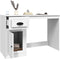 vidaXL - Bureau - met - lade - 115x50x75 - cm - bewerkt - hout - wit