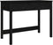 vidaXL - Bureau - met - lades - 100x50x78 - cm - massief - grenenhout - zwart