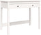 vidaXL - Bureau - met - lades - 100x50x78 - cm - massief - grenenhout - wit