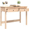 vidaXL - Bureau - met - lades - 100x50x78 - cm - massief - grenenhout