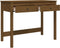 vidaXL - Bureau - met - lades - 100x50x78 - cm - massief - grenenhout - honingbruin