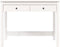 vidaXL - Bureau - met - lades - 100x50x78 - cm - massief - grenenhout - wit
