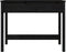 vidaXL - Bureau - met - lades - 100x50x78 - cm - massief - grenenhout - zwart