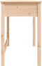 vidaXL - Bureau - met - lades - 100x50x78 - cm - massief - grenenhout