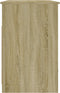 vidaXL - Bureau - met - lades - 102x50x76 - cm - bewerkt - hout - sonoma - eikenkleurig