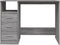 vidaXL - Bureau - met - lades - 102x50x76 - cm - bewerkt - hout - grijs - sonoma - eiken