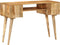 vidaXL - Bureau - met - lades - 110x47x76 - cm - massief - mangohout