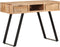 vidaXL - Bureau - met - natuurlijke - randen - 107x45x79 - cm - massief - acaciahout
