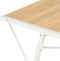 vidaXL - Bureau - met - schap - 116x50x93 - cm - wit - en - eikenkleurig