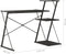 vidaXL - Bureau - met - schap - 116x50x93 - cm - zwart