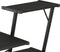 vidaXL - Bureau - met - schap - 116x50x93 - cm - zwart