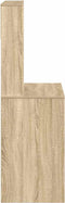 vidaXL - Bureau - met - schappen - 100x45x140 - bewerkt - hout - sonoma - eikenkleur