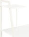 vidaXL - Bureau - met - schappen - 102x50x117 - cm - wit