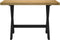 vidaXL - Bureau - NOAIN - X-vormige - poten - 120x50x75 - cm - massief - hout