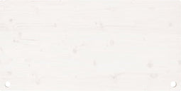 vidaXL Bureaublad 110x60x2,5 cm massief grenenhout wit