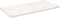vidaXL Bureaublad 110x60x2,5 cm massief grenenhout wit