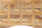 vidaXL - Bureaublad - met - ronding - 100x50x2,5 - cm - massief - ruw - mangohout