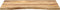 vidaXL - Bureaublad - met - ronding - 100x60x2,5 - cm - massief - ruw - mangohout