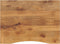 vidaXL - Bureaublad - met - ronding - 100x80x2,5 - cm - massief - ruw - mangohout