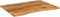 vidaXL - Bureaublad - met - ronding - 100x80x2,5 - cm - massief - ruw - mangohout