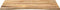 vidaXL - Bureaublad - met - ronding - 100x80x2,5 - cm - massief - ruw - mangohout