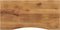 vidaXL - Bureaublad - met - ronding - 110x50x2,5 - cm - massief - ruw - mangohout