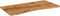 vidaXL - Bureaublad - met - ronding - 110x60x2,5 - cm - massief - ruw - mangohout