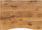 vidaXL - Bureaublad - met - ronding - 110x80x2,5 - cm - massief - ruw - mangohout