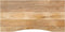 vidaXL - Bureaublad - met - ronding - 120x50x2,5 - cm - massief - ruw - mangohout