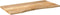 vidaXL - Bureaublad - met - ronding - 120x50x2,5 - cm - massief - ruw - mangohout